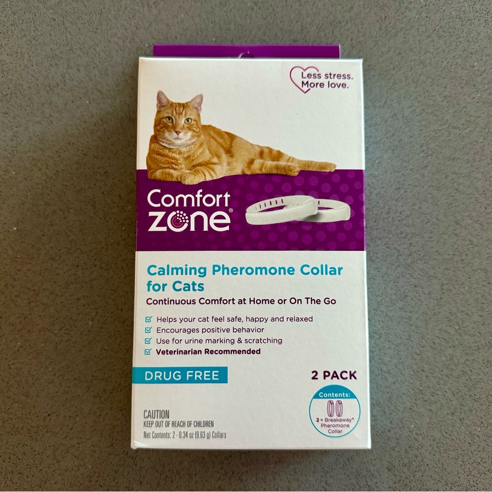 comfort zone cat calming collar, cat calming kit